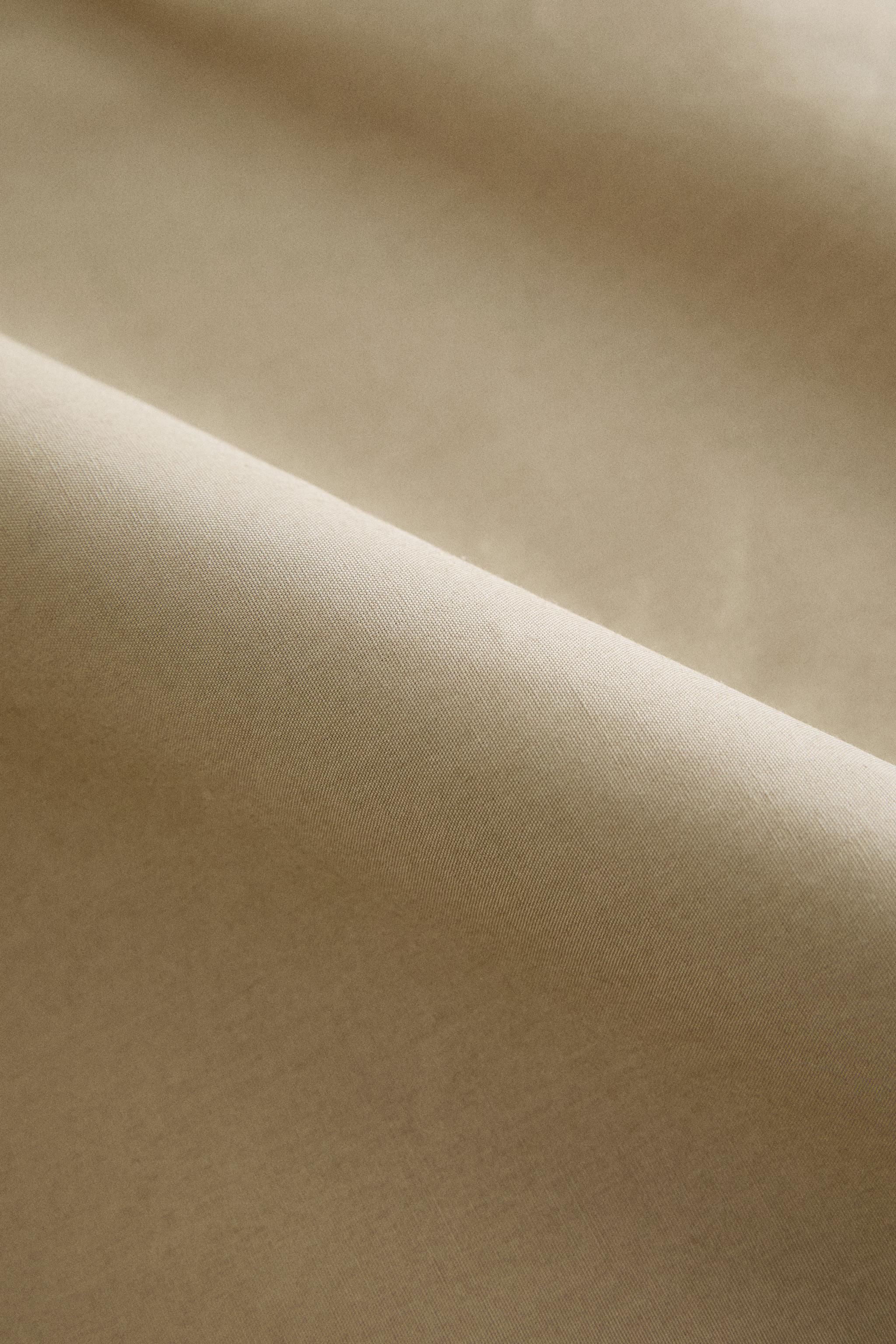 DRAP PLAT PERCALE DE COTON (300 FILS)